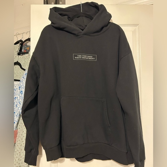 Taylor Swift TTPD You Don’t Get To Tell Me About Sad Black Hoodie - Picture 1 of 3